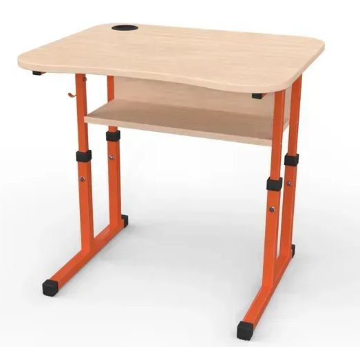 Стіл учнівський одномісний №3-6 /700х585 МФ Вересень